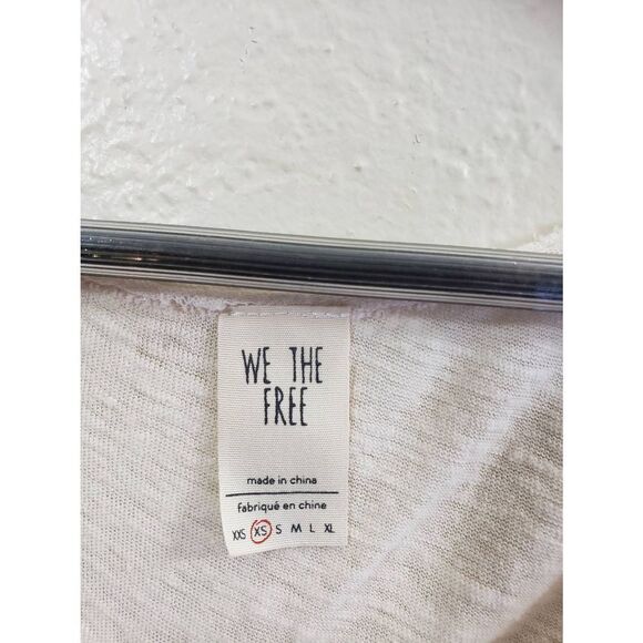 Free People Sundial Dip Dye Tee Thermal Tee size XS - Picture 13 of 13